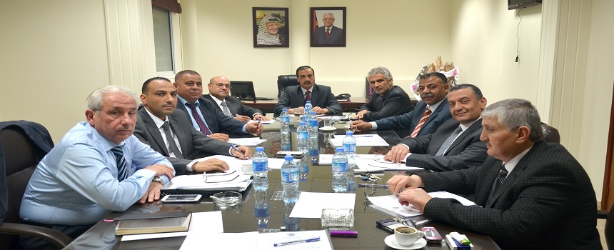 توزيع المناصب الادارية لمجلس ادارة جمعية رجال الاعمال بغزة