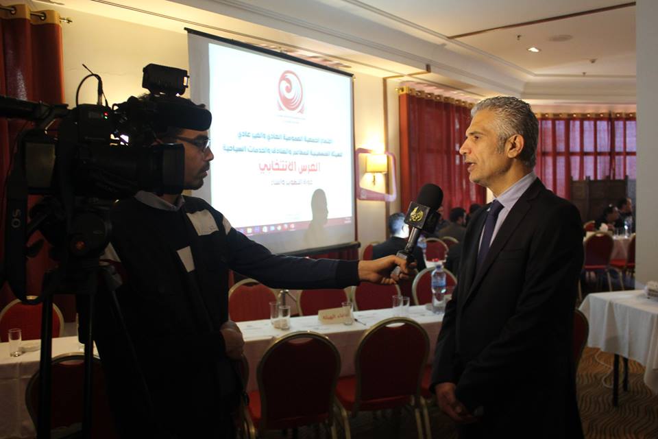 تهنئة للأخوة الفائزين بعضوية مجلس ادارة الهيئة الفلسطينية للفنادق والمطاعم السياحية
