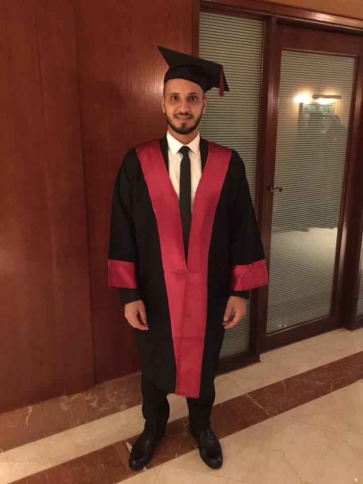 تهنئة لرجل الاعمال / خالد لبد بمناسبة تخرج نجله من الجامعة