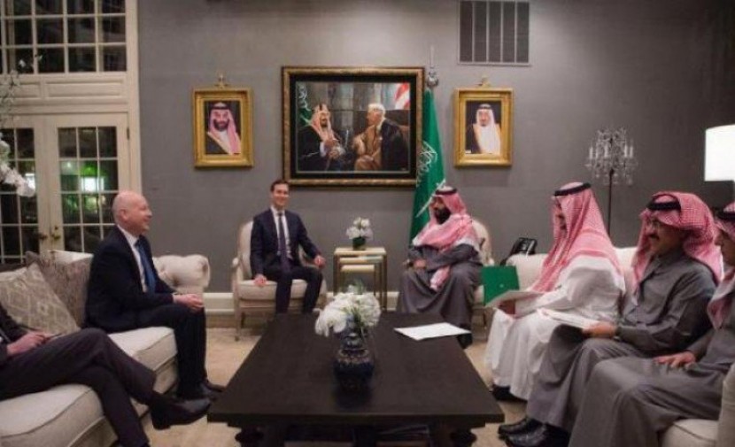 بن سلمان وكوشنير في مناقشة حول السلام بين غزة واسرائيل وتقديم المساعدات