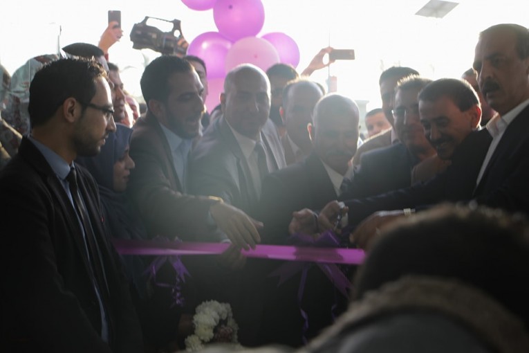 تهنئة بإفتتاح معرض صالوني سيراميك وفيترال للألمنيوم