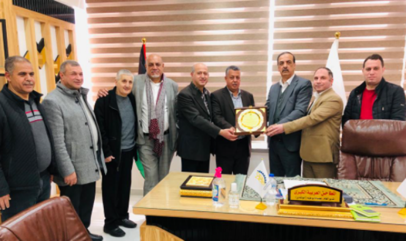 جمعية رجال الأعمال بغزة تزور شركة المطاحن العربية الكبرى