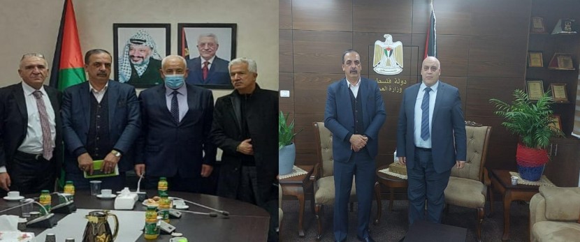 الحايك يجتمع مع وزيري الداخلية والعمل في رام الله