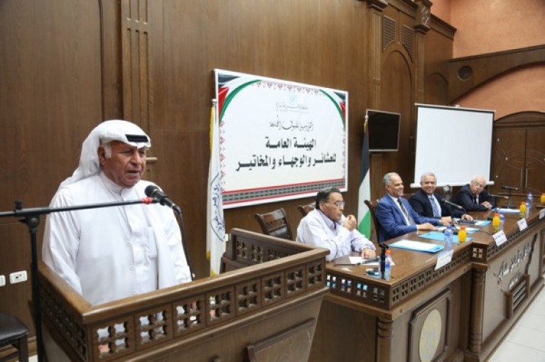 جامعة الأزهر تستقبل الهيئة العليا للعشائر والوجهاء والمخاتير في قطاع غزة