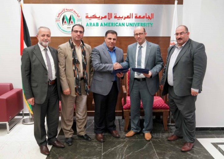الجامعة العربية الأمريكية ومجموعة شركات دايمنشنز توقعان مذكرة تفاهم
