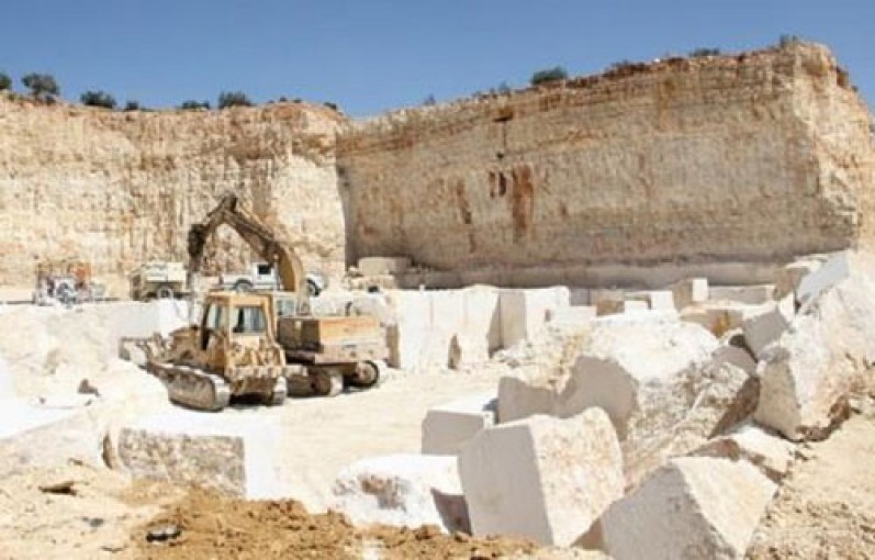 انخفاض مبيعات قطاع الحجر والرخام بنسبة 25% العام الماضي