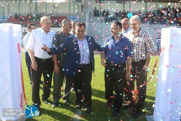 هنية يفتتح ملعب اليرموك بعد تطويره بتمويل سعودي