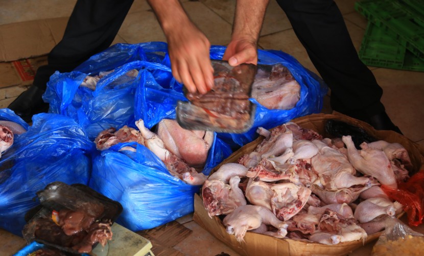 ضبط 200 كجم مجمدات ودواجن غير صالحة للاستهلاك الآدمي بخانيونس
