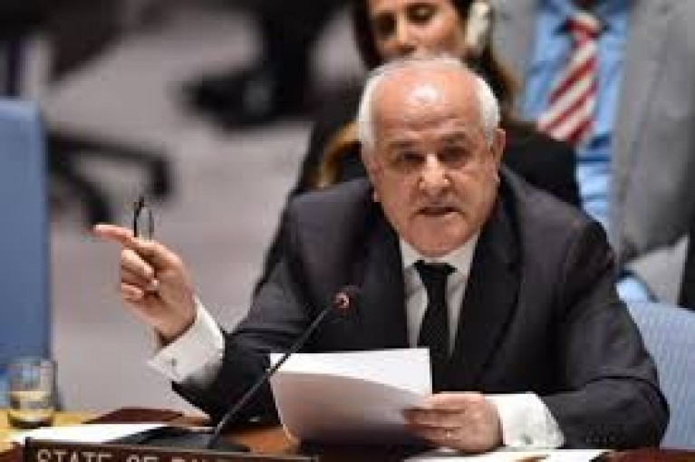 منصور: فلسطين تقود مشاورات حثيثة لمجموعة الـ 77 والصين