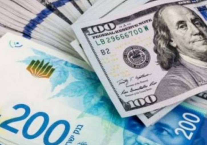عودة الارتفاع لسعر صرف الدولار مقابل الشيكل
