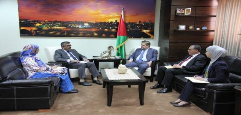 وزير الصحة يبحث مع السفير الهندي آخر تطورات إنشاء المستشفى في بيت ساحور