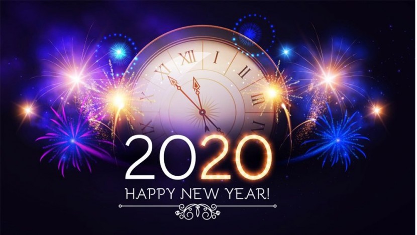 تهنئة بحلول العام الميلادي المجيد 2020