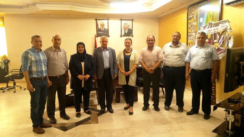 مديرة مكتب مؤسسة التبادل الثقافي الألماني ( DAAD ) في زيارة للجامعة
