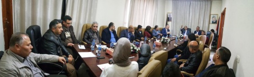 الوزير علام موسى يجتمع مع الفئة العليا بوزارة النقل والمواصلات