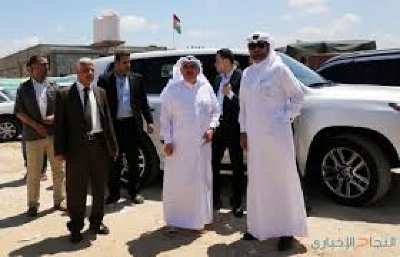 السفير العمادي يصل غزة