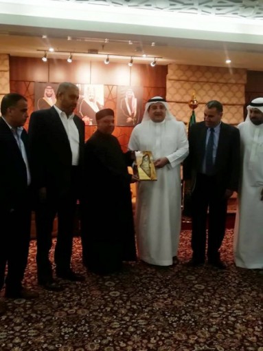 ادعيس ورئيس المؤسسة الأهلية لحجاج الدول العربية يبحثان ترتيبات المشاعر لحجاج فلسطين