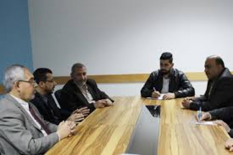 مستشفى حمد و الوفاء بغزة يبحثان التعاون الطبي