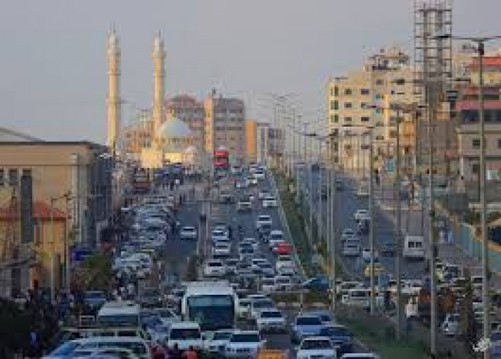 حالة الطرق في غزة اليوم