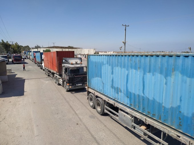 إدخال الدفعة الثانية من معدات المستشفى الميداني الأمريكي إلى غزة
