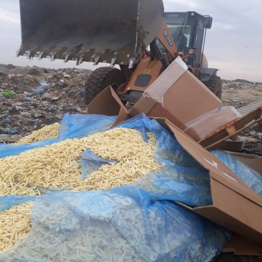 حماية المستهلك: اتلاف 8 طن من البطاطا المجمدة