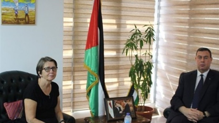 السفير دياب اللوح يستقبل نظيرته الفنلندية في القاهرة