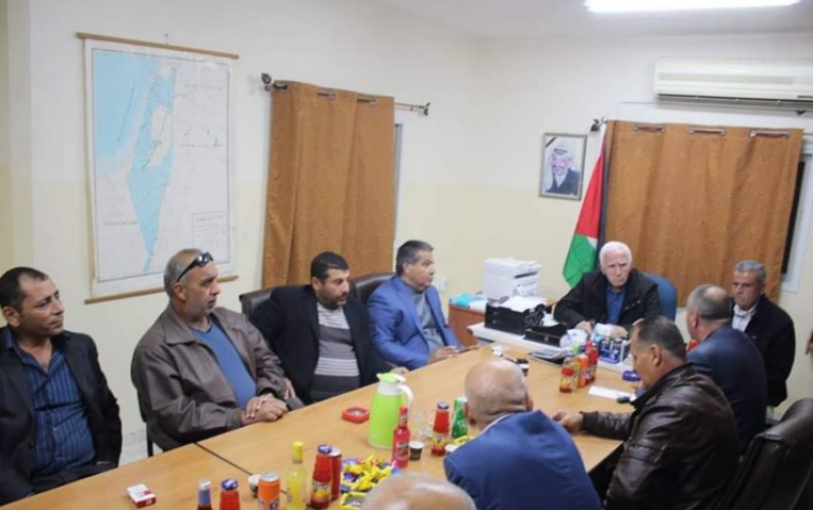 الأحمد يؤكد على دعم قرى الجدار بجنين  بالمشاريع التنموية