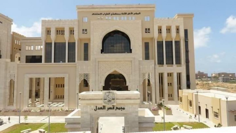 قصر العدل يكتسي حلّة جديدة ويتوسط قطاع غزة