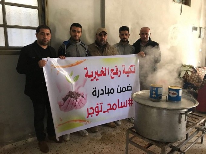 تكية رفح الخيرية مشروع شبابي لإطعام الفقراء