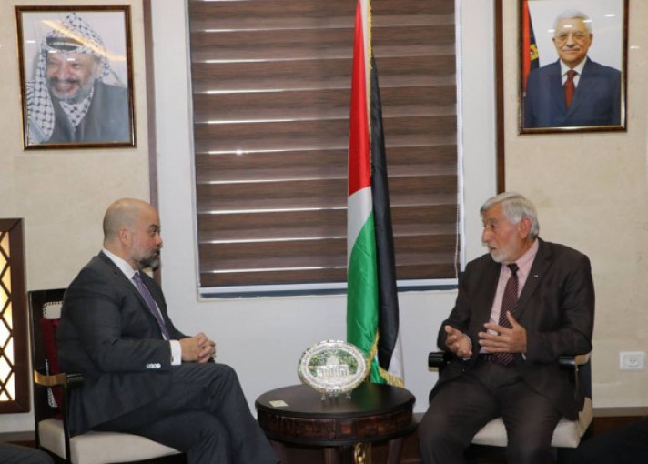 وزير الزراعة يستقبل ممثل الرباعية الدولية في فلسطين جون كلارك