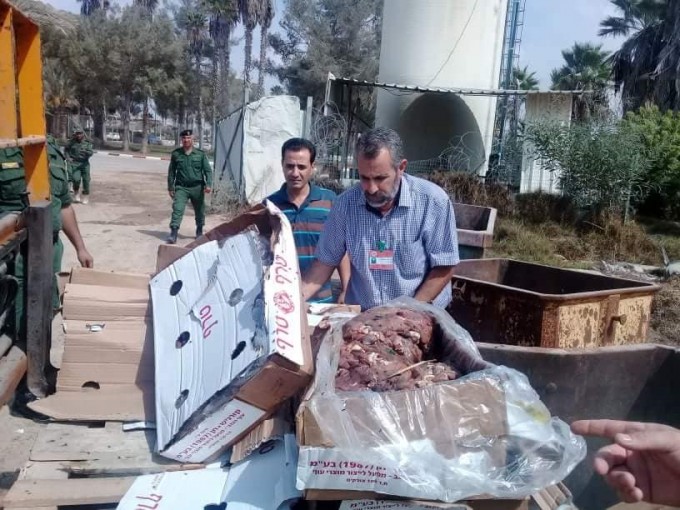وزارتي الزراعة و الاقتصاد الوطني تتلفان أحشاء دجاج مجمد فاسد