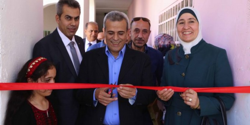 قلقيلية : افتتاح مبنى جديد لمدرسة بنات جيوس الثانوية