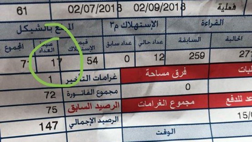 لماذا يدفع المواطن 17 شيقل على فاتورة المياه ؟