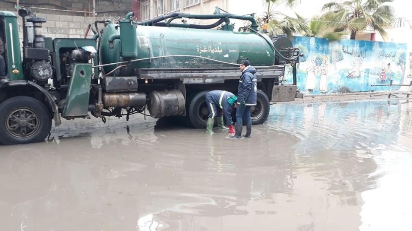 بلدية غزة : كمية الأمطار التي هطلت تعادل 115 % من المعدل السنوي