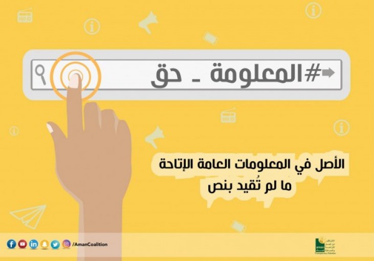 ائتلاف أمان يطالب الحكومة بإجراء تعديلات جوهرية على النسخة الاخيرة من مشروع القانون