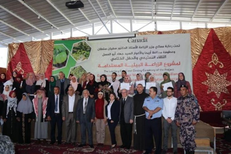 اختتام مشروع الزراعة المستدامة في جمعية الشبان المسيحية بأريحا