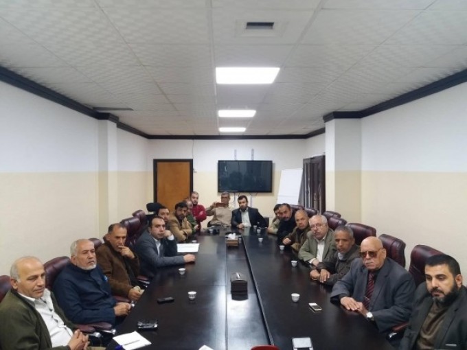 بلدية جباليا النزلة تعقد جلسة مكاشفة حول تأخر تنفيذ مشاريع المنحة الكويتية