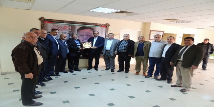 وفد من جمعية رجال الاعمال يزور المستشفى الميداني الاردني بغزة