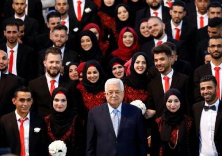 حفل زفاف جماعي برعاية الرئيس عباس في غزة غدا