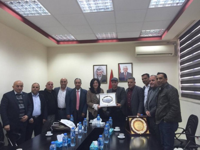 وزيرة الاقتصاد الوطني تلتقي مجلس ادارة غرفة تجارة وصناعة جنين المنتخب
