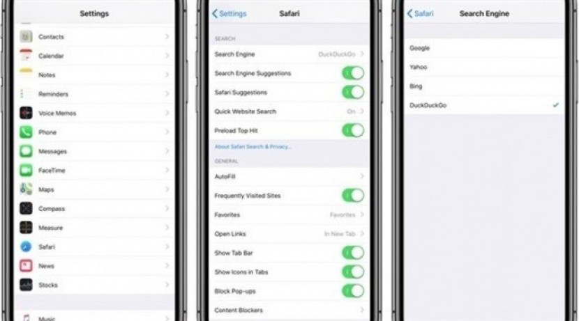 كيفية تغيير محرك البحث الافتراضي بمتصفح سفاري