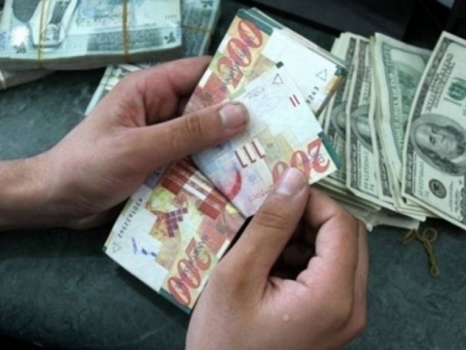 أرتفاع طفيف على سعر صرف الدولار مقابل الشيكل .. اليك الاسعار ِ