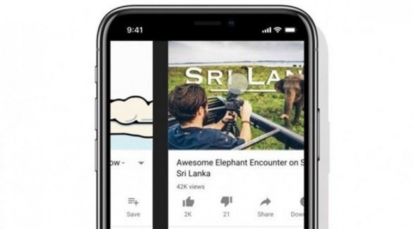 يوتيوب يدعم التنقل بين الفيديوهات عن طريق سحب الإصبع أفقي