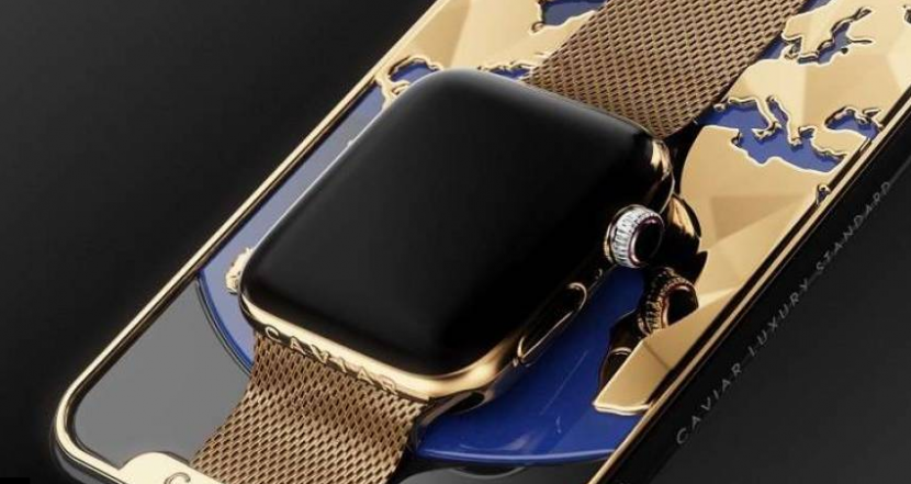 إطلاق أول هاتف ذهبي مدمج بساعة ذكية
