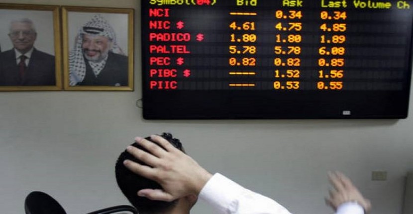 بورصة فلسطين تتراجع بالختام … و 0.28 % انخفاضاً في مؤشر” القدس “