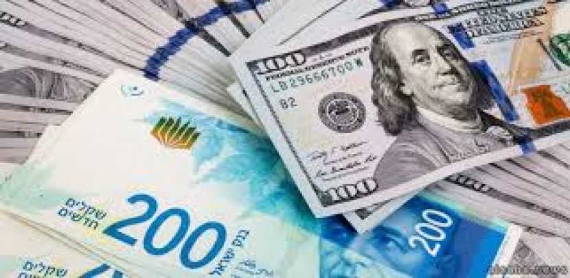 تراجع طفيف على سعر صرف الدولار مقابل الشيكل