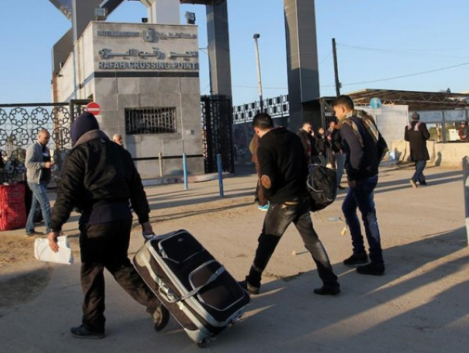 فتح معبر رفح من الاثنين إلى الخميس